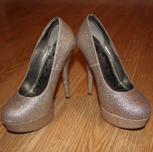 Gold High Heels - Brash